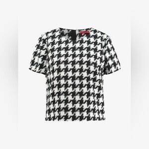1️⃣1️⃣2️⃣ Hugo Boss Clady Houndstooth Top
